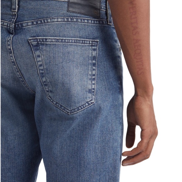 Ag Adriano Goldschmied men’s Tellis modern slim jeans 30x34 distressed NWT - Picture 4 of 16